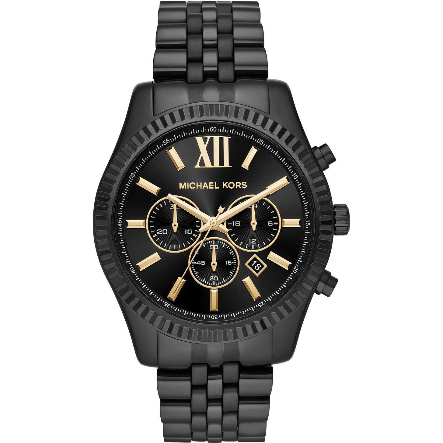 Michael Kors MK8603 Lexington Chronograph Black Dial Men's Watch - Watch Home™ Michael Kors MK8603 Lexington Chronograph Black Dial Men's Watch - Watch Home™